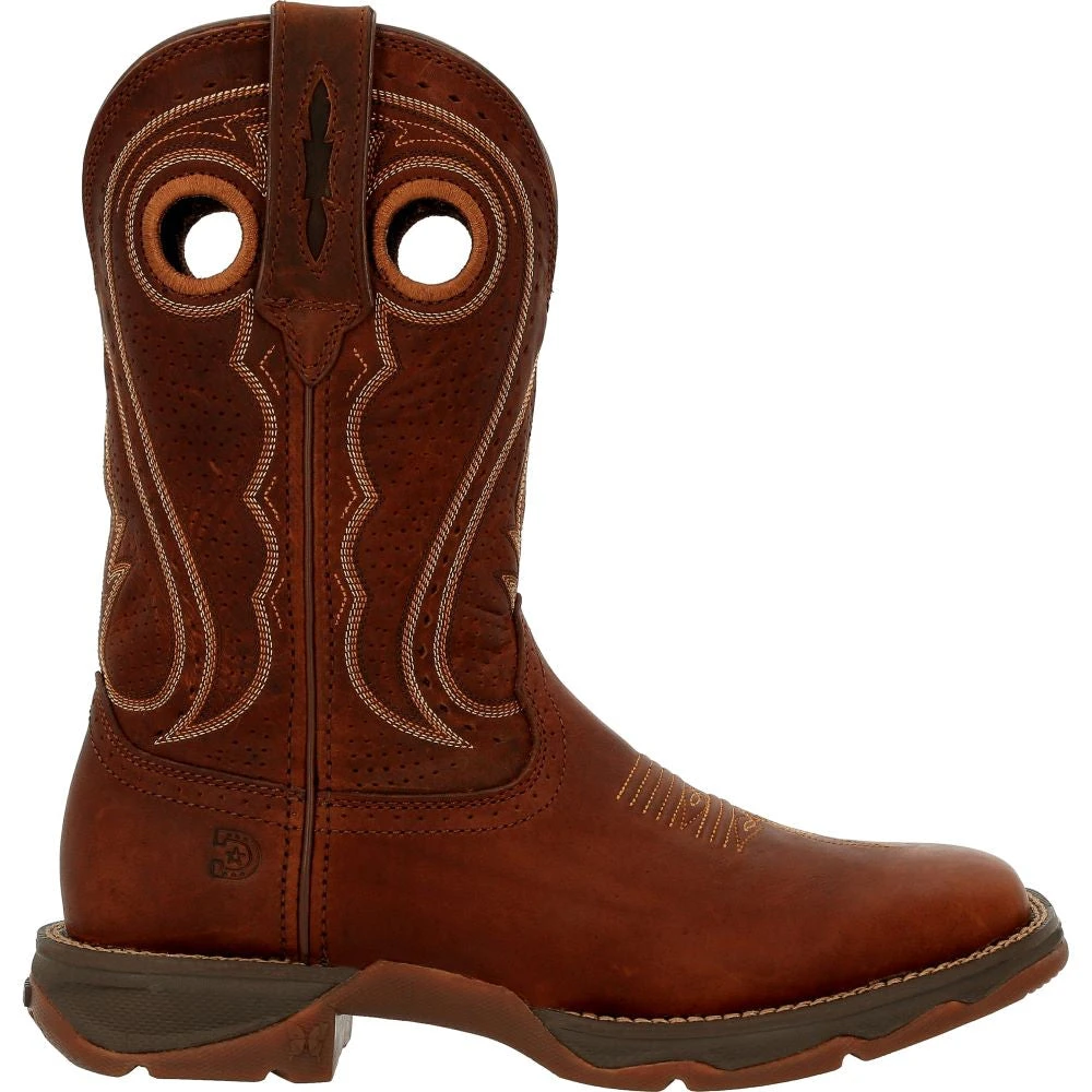 'Durango' Women's 11" Rebel Pro Western Square Toe - Chestnut 3 'Durango' Women's 11" Rebel Pro Western Square Toe - Chestnut