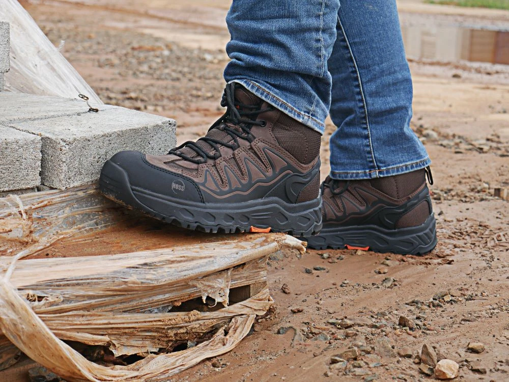 Hoss Boot Company 'Hoss Boots' Men's Eric Hi EH Soft Toe - Brown 10 Hoss Boot Company 'Hoss Boots' Men's Eric Hi EH Soft Toe - Brown - Image 8