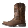 'Ariat' Men's 11" Rambler Patriot Square Toe - Brown 2 'Ariat' Men's 11" Rambler Patriot Square Toe - Brown -cowboy shop F19 MNS WEST Couto 10029692 side 1024x1024@2x