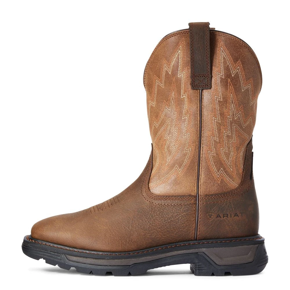 'Ariat' Men's Big Rig EH WP Soft Toe - Rye Brown 3 'Ariat' Men's Big Rig EH WP Soft Toe - Rye Brown