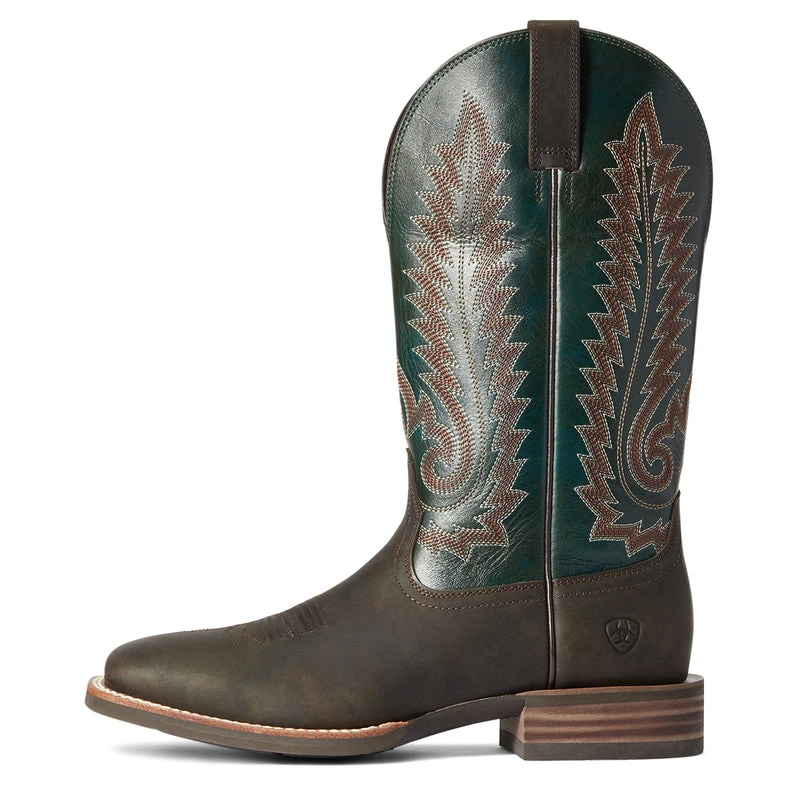'Ariat' Men's Creston Square Toe - Tan / Sea Grass 3 'Ariat' Men's Creston Square Toe - Tan / Sea Grass
