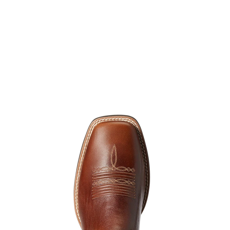 'Ariat' Men's Dynamic Western Square Toe - Crest Brown / Macaw Red 5 'Ariat' Men's Dynamic Western Square Toe - Crest Brown / Macaw Red - Image 3