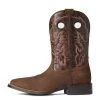 'Ariat' Men's Sport Buckout Square Toe - Brown -cowboy shop F21 MNS WEST 10038502 side 1024x1024@2x
