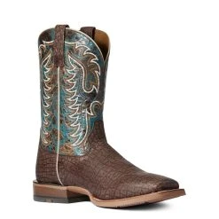 'Ariat' Men's Stinger Square Toe - Brown / Blue -cowboy shop F21 MNS WEST 10038504 medial 1024x1024@2x