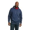 'Ariat' Men's Rebar Graphic Hoodie - Navy Heather -cowboy shop F21 MNS WORK 10037645 front 1024x1024@2x