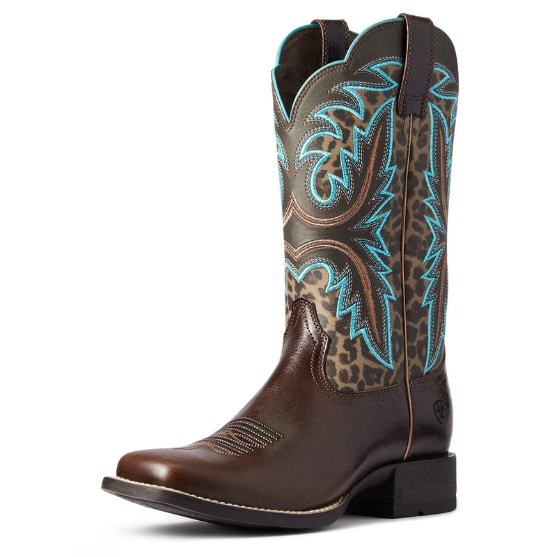 'Ariat' Women's Lonestar Square Toe - Brown 6 'Ariat' Women's Lonestar Square Toe - Brown - Image 4