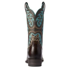 'Ariat' Women's Lonestar Square Toe - Brown 12 'Ariat' Women's Lonestar Square Toe - Brown -cowboy shop F21 WMS WEST 10038276 heel 1024x1024@2x