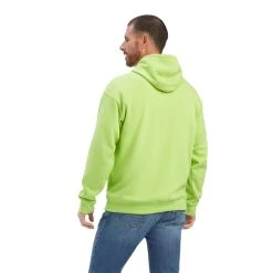 'Ariat' Men's Southwest Hoodie - Macaw Green -cowboy shop F22 MNS WEST 10041721 back 1024x1024@2x