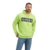 'Ariat' Men's Southwest Hoodie - Macaw Green -cowboy shop F22 MNS WEST 10041721 front 1024x1024@2x