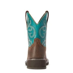 'Ariat' Women's 8" Fatbaby Heritage - Worn Hickory / Shamrock 10 'Ariat' Women's 8" Fatbaby Heritage - Worn Hickory / Shamrock -cowboy shop F22 WMS WEST 10042463 heel 1024x1024@2x