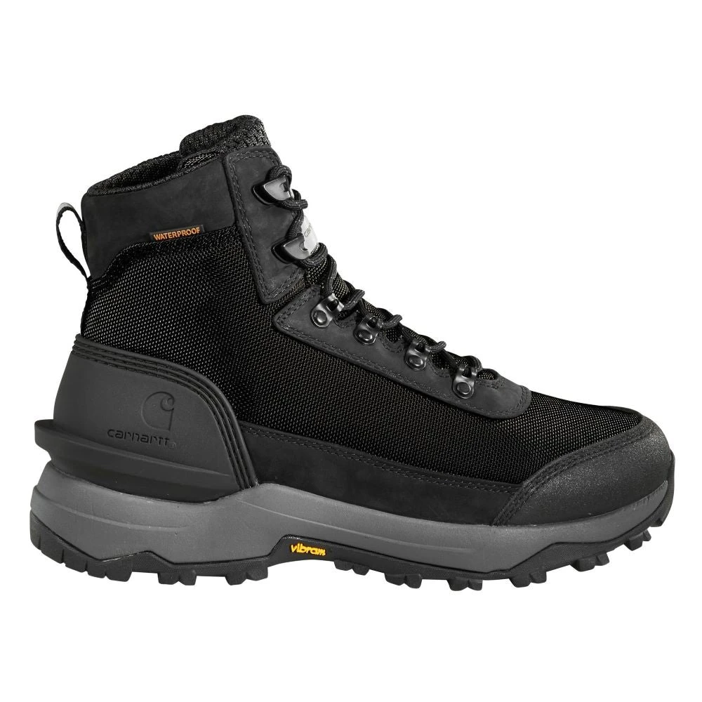 Carhartt Footwear 'Black Diamond' Men's 6" Arctic Grip EH WP Soft Toe Hiker - Black 3 Carhartt Footwear 'Black Diamond' Men's 6" Arctic Grip EH WP Soft Toe Hiker - Black