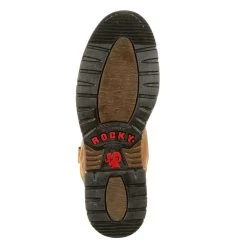 'Rocky' Men's 10" Original Ride Branson Roper WP Round Toe - Aztec Crazy Horse 11 'Rocky' Men's 10" Original Ride Branson Roper WP Round Toe - Aztec Crazy Horse -cowboy shop FQ0002733 outsole 1024x1024@2x