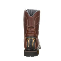 'Georgia Boot' Men's 8" AMP LT Logger EH WP Comp Toe - Brown 12 'Georgia Boot' Men's 8" AMP LT Logger EH WP Comp Toe - Brown -cowboy shop GB00238 back 1024x1024@2x