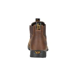 'Georgia Boot' Men's 4" Eagle One EH WP Chelsea Soft Toe - Brown -cowboy shop GB00315 back 1024x1024@2x