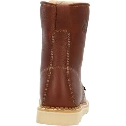 'Georgia Boot' Men's 8" Wedge Moc Toe EH Soft Toe - Brown 13 'Georgia Boot' Men's 8" Wedge Moc Toe EH Soft Toe - Brown -cowboy shop GB00480 back 1024x1024@2x