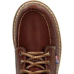 'Georgia Boot' Men's 8" Wedge Moc Toe EH Soft Toe - Brown 10 'Georgia Boot' Men's 8" Wedge Moc Toe EH Soft Toe - Brown -cowboy shop GB00480 birdseye 1024x1024@2x