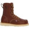 'Georgia Boot' Men's 8" Wedge Moc Toe EH Soft Toe - Brown -cowboy shop GB00480 profile 1024x1024@2x