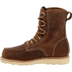 'Georgia Boot' Men's 8" Wedge Sole EH WP Soft Toe - Brown 13 'Georgia Boot' Men's 8" Wedge Sole EH WP Soft Toe - Brown -cowboy shop GB00532 instep profile 1024x1024@2x