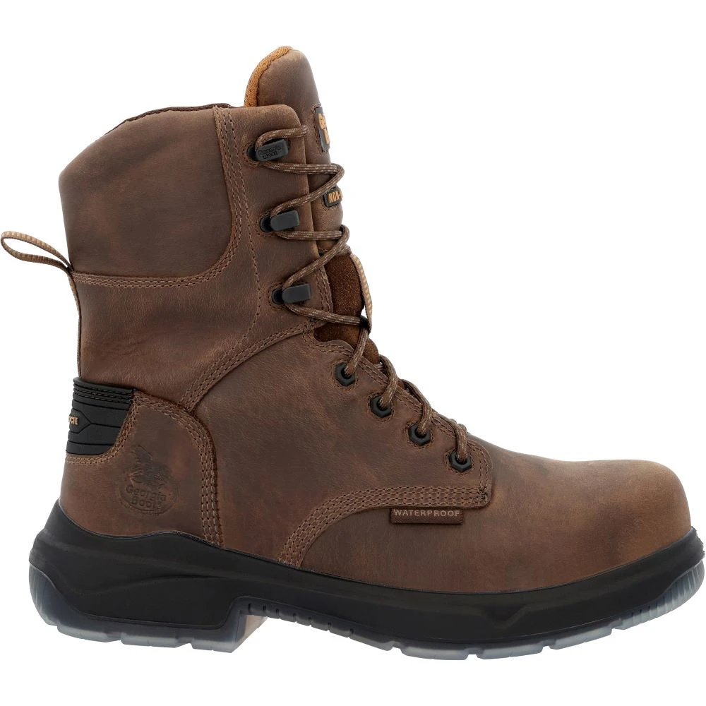 'Georgia Boot' Men's 8" FLXpoint Ultra EH WP Comp Toe - Brown 3 'Georgia Boot' Men's 8" FLXpoint Ultra EH WP Comp Toe - Brown
