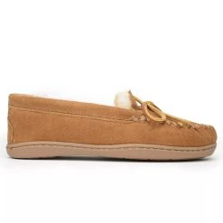 Minnetonka Moccasin Co 'Minnetonka' Men's Sheepskin Hardsole Moc Slipper - Tan -cowboy shop GUEST a2fac22e 4d74 4057 80cd 6a602c185cd7 1024x1024@2x
