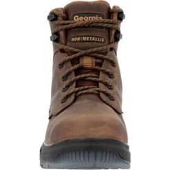 'Georgia Boot' Men's 6" FLXpoint Ultra EH WP Comp Toe - Brown -cowboy shop Georgia GB00552 flxpoint ultra composite waterproof boot front 1024x1024@2x