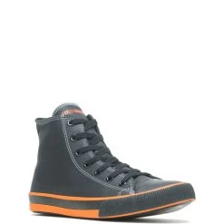 'Harley Davidson' Men's 4.25" Nathan Hi-Top Sneaker - Black -cowboy shop HDM D93816 101221 F15 045 1024x1024@2x