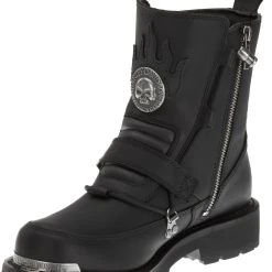 'Harley Davidson' Men's 6" Distortion Skull Zip Boot - Black 15 'Harley Davidson' Men's 6" Distortion Skull Zip Boot - Black -cowboy shop HDM D94167 F15 091114 135 1024x1024@2x