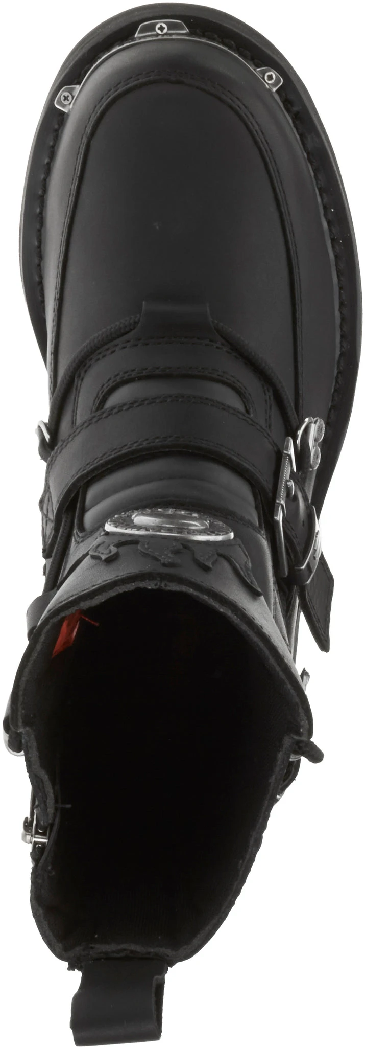 'Harley Davidson' Men's 6" Distortion Skull Zip Boot - Black 11 'Harley Davidson' Men's 6" Distortion Skull Zip Boot - Black - Image 9