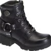 'Harley Davidson' Women's 5.5" Jocelyn Zip Boot - Black -cowboy shop HDW D83775 040215 F15 HERO 1024x1024@2x