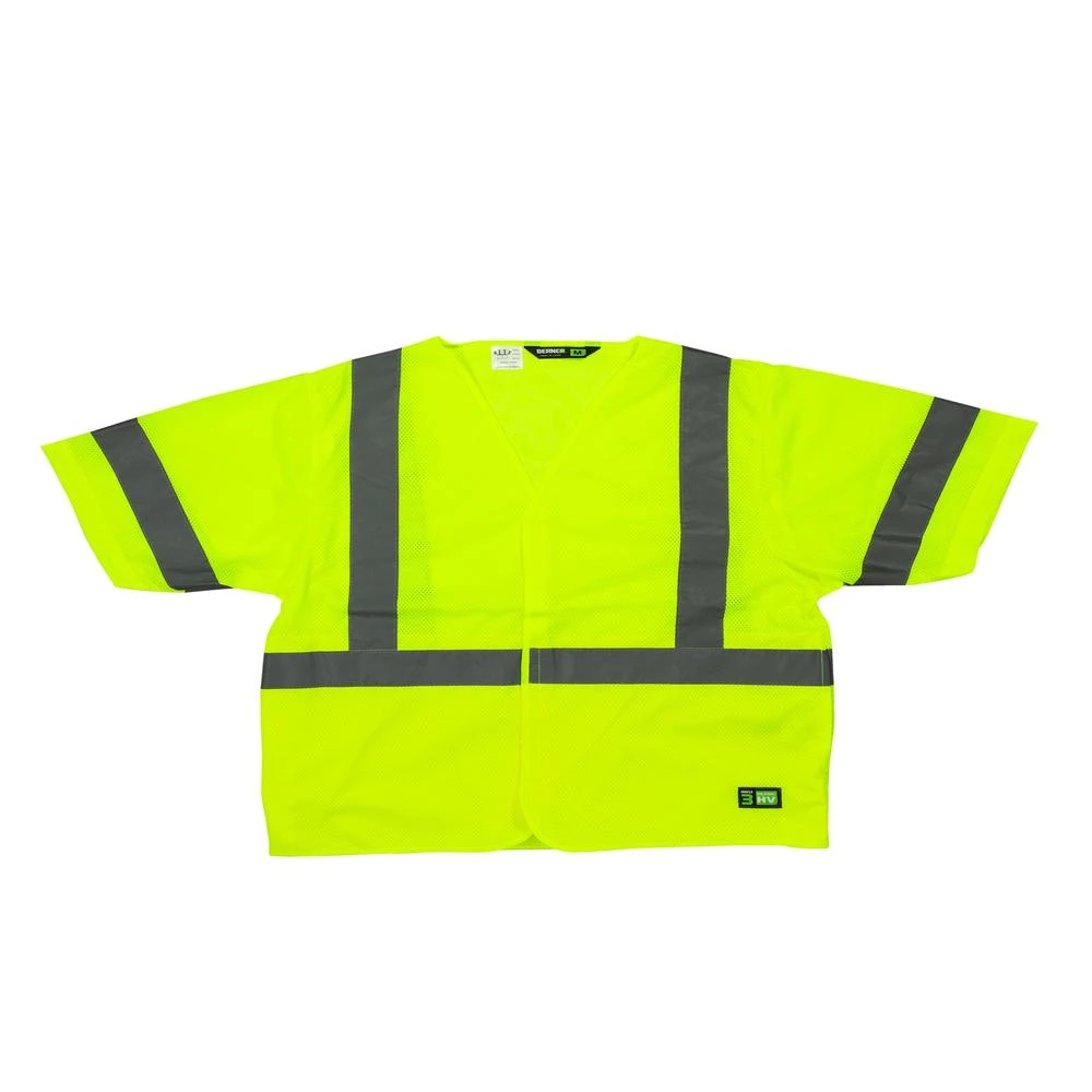 'Berne' Men's Hi-Vis Vest - Yellow 3 'Berne' Men's Hi-Vis Vest - Yellow