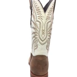 Tanner Mark Boots 'Tanner Mark' Men's 13" Western Square Toe - Brown / Bone -cowboy shop IMG 3247 1024x1024@2x