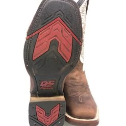 Tanner Mark Boots 'Tanner Mark' Men's 13" Western Square Toe - Brown / Bone -cowboy shop IMG 3248 1024x1024@2x