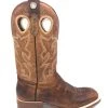 Tanner Mark Boots 'Tanner Mark' Men's 13" Western Square Toe - Orange (Tan) / Marble Orix