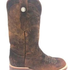 Tanner Mark Boots 'Tanner Mark' Men's 13" Western Square Toe - Buffalo Honey / Mad Dog Honey