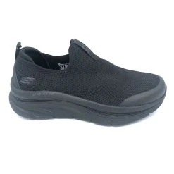 'Skechers' Men's Relaxed Fit: D'Lux Walker Quick Upgrade - Black (Wide)