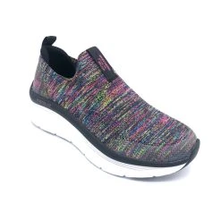 'Skechers' Women's D'Lux Walker-Rainbow Sky - Black / Multi -cowboy shop IMG 4298 1024x1024@2x