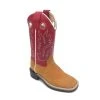 'Old West' Children's Ultra Flex Western Broad Square Toe - Tan / Red 2 'Old West' Children's Ultra Flex Western Broad Square Toe - Tan / Red -cowboy shop IMG 9828 1024x1024@2x