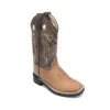 'Old West' Children's Western Broad Square Toe - Tan / Brown Crackle 1 'Old West' Children's Western Broad Square Toe - Tan / Brown Crackle -cowboy shop IMG 9833 1024x1024@2x