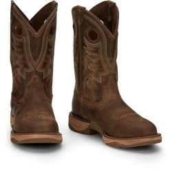 'Tony Lama' Men's 11" River EH Western Round Toe - Brown 19 'Tony Lama' Men's 11" River EH Western Round Toe - Brown -cowboy shop JST 002 RR3370 1024x1024@2x
