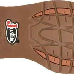 Justin Brands 'Justin' Men's 11" Buster Water Buffalo EH WP Steel Toe - Pecan Brown -cowboy shop JST 007 SE3101 1024x1024@2x
