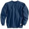 'Carhartt' Men's Midweight Crewneck Sweatshirt - Navy