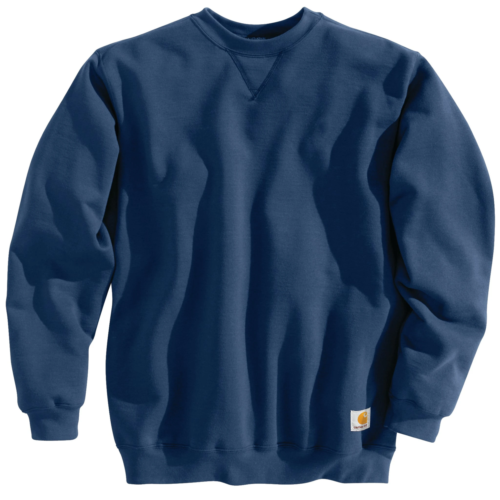 'Carhartt' Men's Midweight Crewneck Sweatshirt - Navy 3 'Carhartt' Men's Midweight Crewneck Sweatshirt - Navy