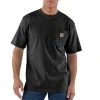 'Carhartt' Men's Loose Fit Heavyweight Pocket T-Shirt - Black -cowboy shop K87BLK MF18 1024x1024@2x