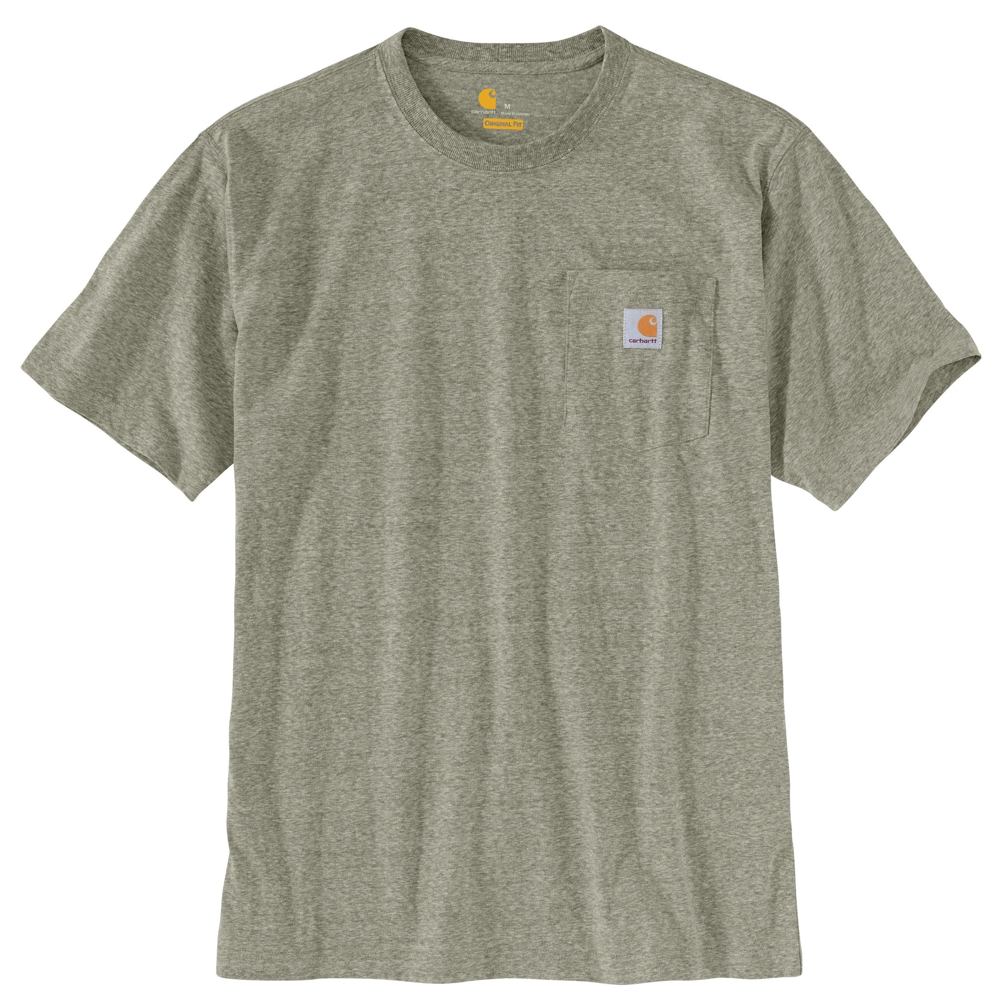 'Carhartt' Men's Loose Fit Heavyweight Pocket T-Shirt - Winter Moss Heather 3 'Carhartt' Men's Loose Fit Heavyweight Pocket T-Shirt - Winter Moss Heather