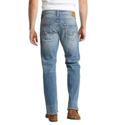 Silver Jeans Co. 'Silver Jeans' Men's Zac Relaxed Fit Straight Leg - Medium Indigo -cowboy shop M42408LDS386 IND 2 1024x1024@2x