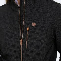 'Cinch' Women's Concealed Carry Bonded Jacket - Black -cowboy shop MAJ9856001 4 1024x1024@2x