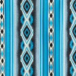 'Wrangler' Men's Checotah Print Western Snap Front - Blue / Black -cowboy shop MC1285M SW01 SNSW PRD 1024x1024@2x