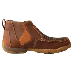 Twisted X Boots 'Twisted X' Men's 4" Chelsea Basket Weave Driving Moc - Oiled Saddle -cowboy shop MDMG005 RT 4800x4800 95517.1618263309 1024x1024@2x