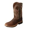 Twisted X Boots 'Twisted X' Men's 12" Lite Western Work Alloy Toe - Tan / Taupe / Brown