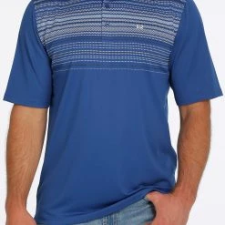 'Cinch' Men's Arenaflex Polo - Royal